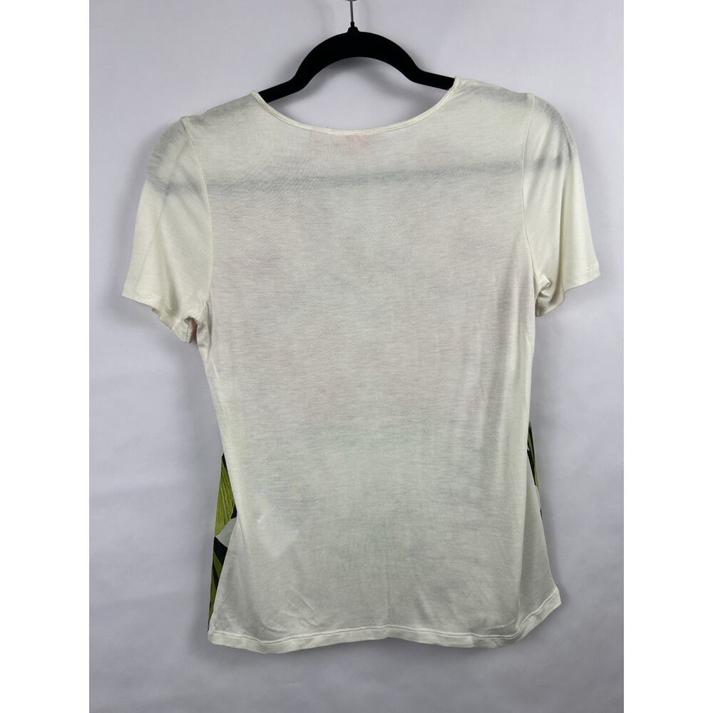 Ted Baker Renella Top, Floral Graphic, Ivory, Polyester Viscose Tee Blouse - Picture 8 of 8